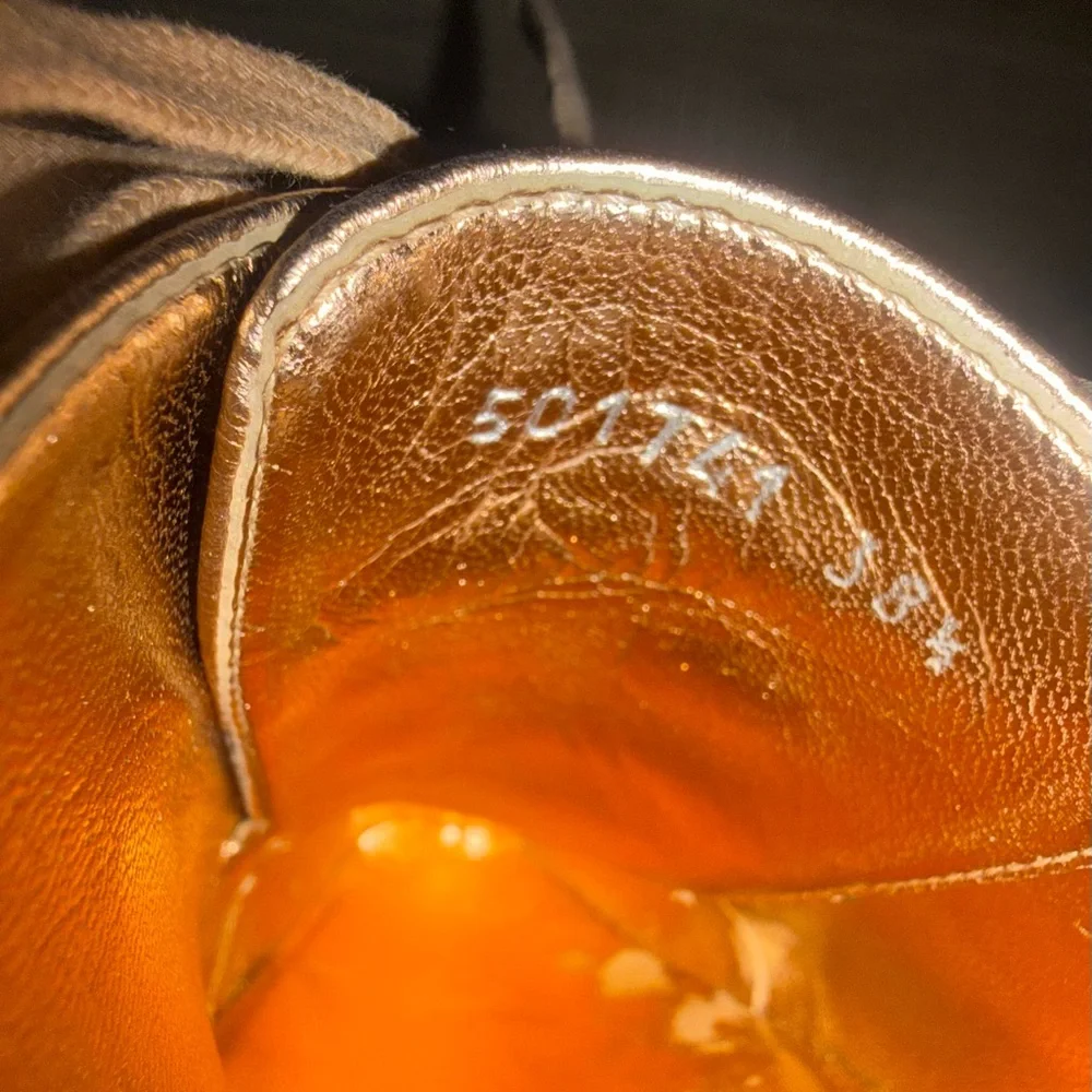 Stella McCartney Metallic Rose Gold ‘Elyse’ Platform Mules - Picture 10 of 11